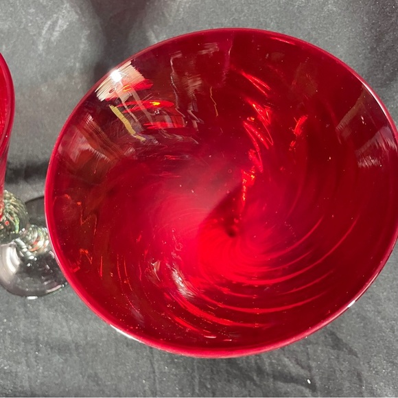 Elegant Red Margarita Glasses - Picture 5 of 9